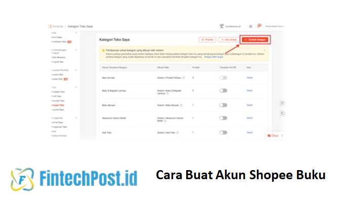 Cara Buat Akun Shopee Buku