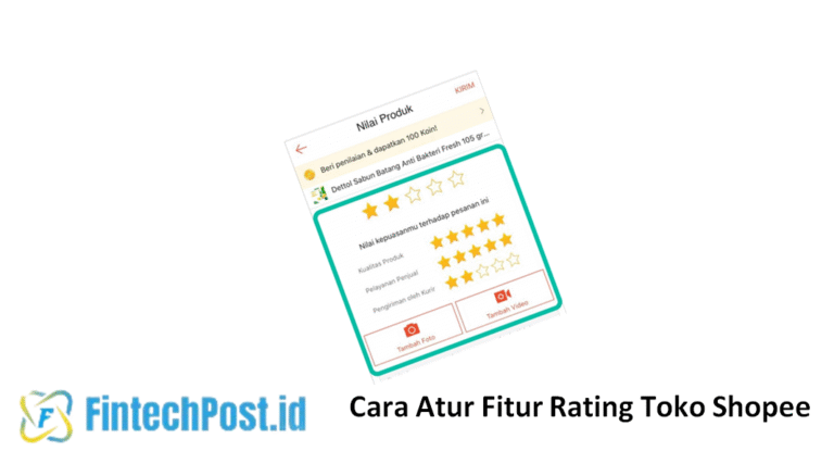 Cara Atur Fitur Rating Toko Shopee
