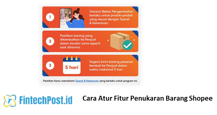 Cara Atur Fitur Penukaran Barang Shopee